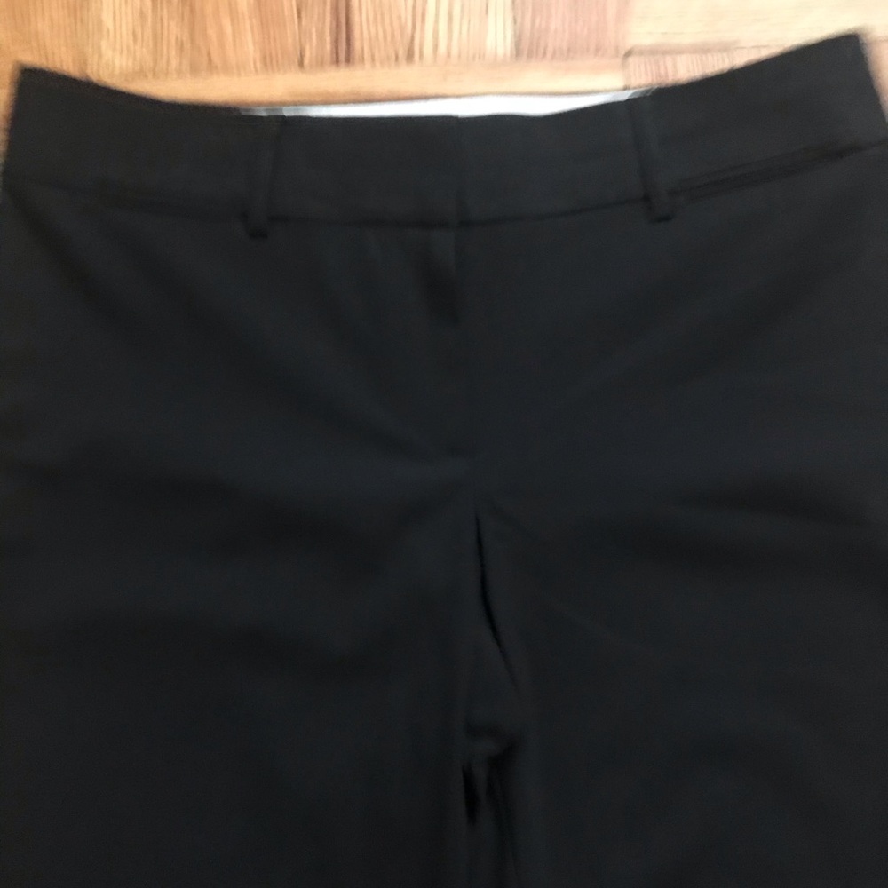 LOFT BLACK STRAIGHT MARISA TROUSER, SIZE: 10 - Picture 2 of 7